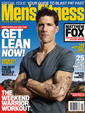Matthew Fox, Men's Fitness Magazine Matthew Fox, Men's Fitness Magazine